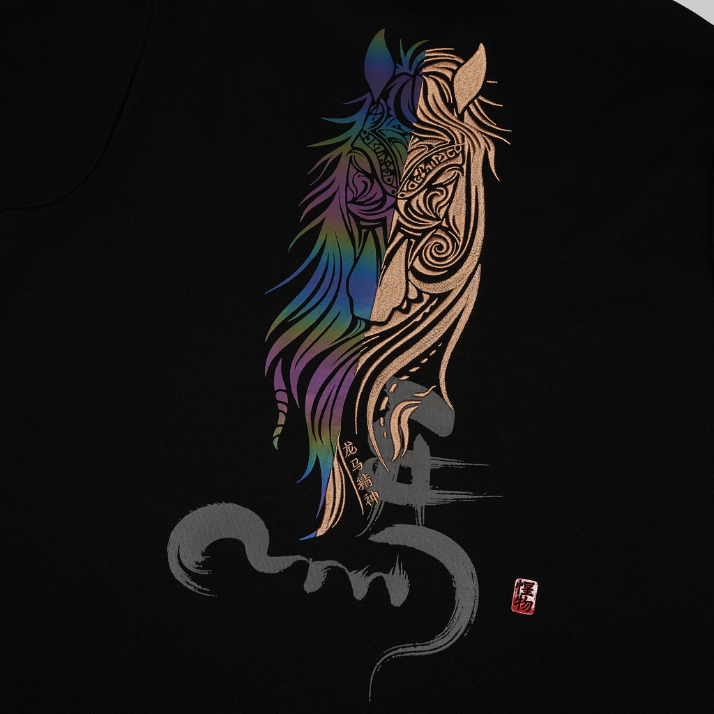MONZTR Mythical - Yin Yang Horse (Black)