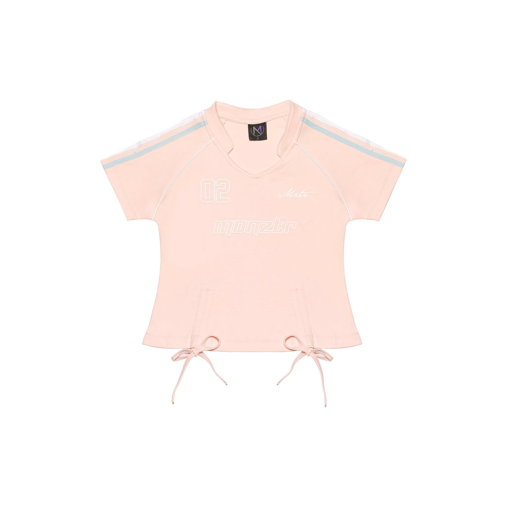 MONZTR Jersey Crop Top (Pink)