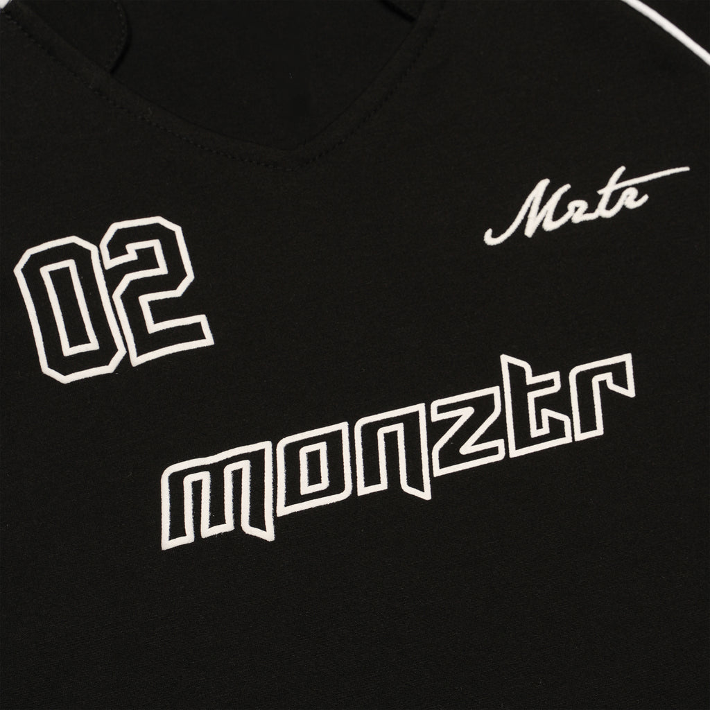 MONZTR Jersey Crop Top (Black)
