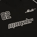 MONZTR Jersey Crop Top (Black)