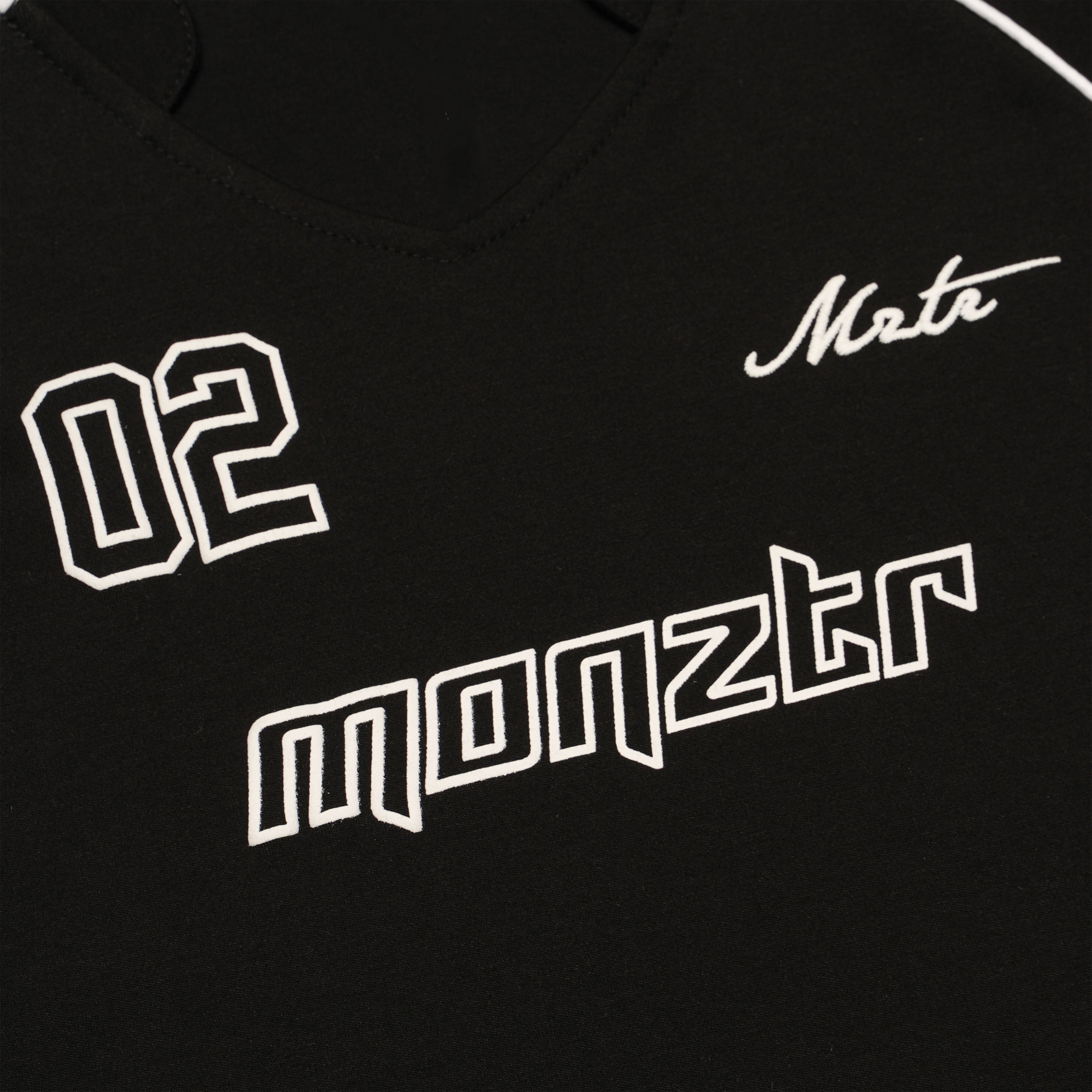 MONZTR Jersey Crop Top (Black)