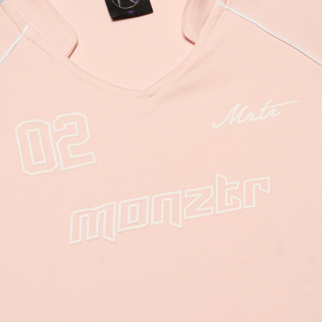 MONZTR Jersey Crop Top (Pink)