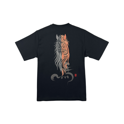 MONZTR Mythical - Yin Yang Horse (Black)