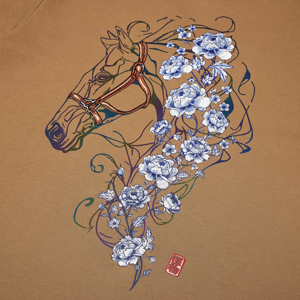 MONZTR Mythical - Floral Stallion (Khaki)