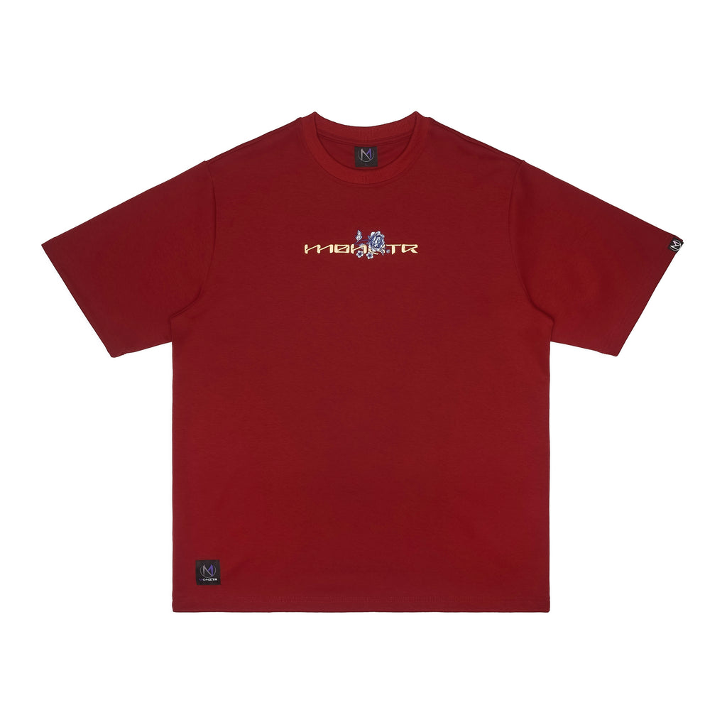 MONZTR Mythical - Floral Stallion (Burgundy)